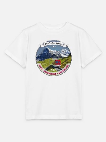Eiger, Perle der Alpen - Stanley/Stella Kinder T-Shirt MINI CREATOR - Weiß