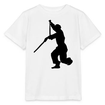 Sanchaku 3 pièces nunchaku kung fu - T-shirt bio MINI CREATOR Stanley/Stella Enfant - blanc - Devant - Maike (125cm)