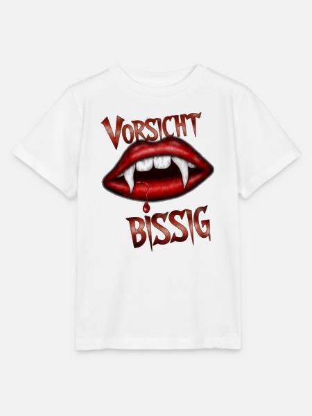 Vorsicht bissig - Stanley/Stella Kinder T-Shirt MINI CREATOR - Weiß