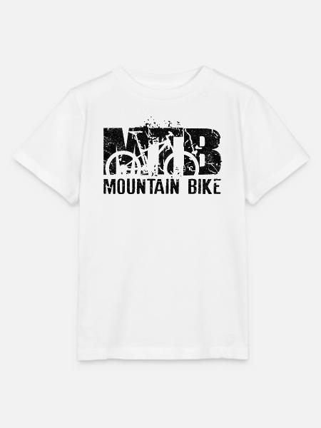Mountainbike - Stanley/Stella Kinder T-Shirt MINI CREATOR  - Weiß