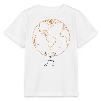 EARTH02 - Stanley/Stella Kinder T-Shirt MINI CREATOR  - Weiß - Vorne - Maike (125cm)