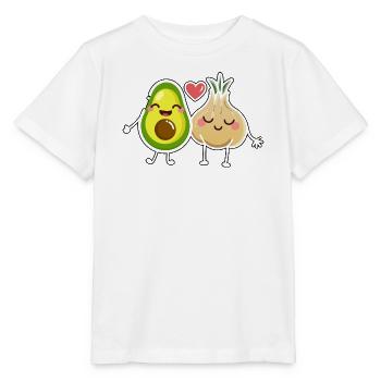 Avocado Meets Garlic - Stanley/Stella MINI CREATOR Kids’ T-Shirt - white - Front - Maike (125cm)