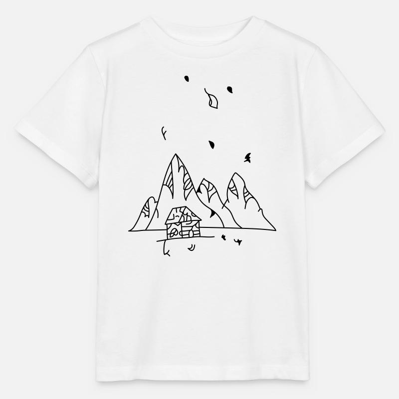 Montagne - T-shirt bio MINI CREATOR Stanley/Stella Enfant - blanc