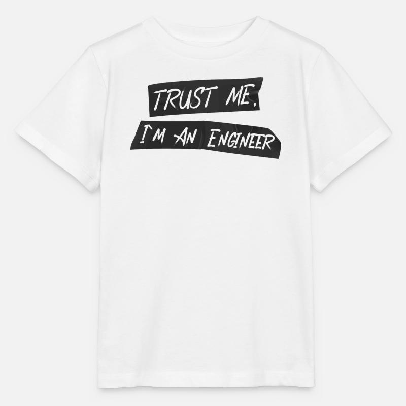 Ingenieur Mit Panzertape - Stanley/Stella Kinder T-Shirt MINI CREATOR - Weiß