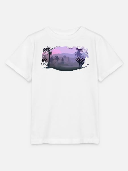 Landschaft - Stanley/Stella Kinder T-Shirt MINI CREATOR - Weiß
