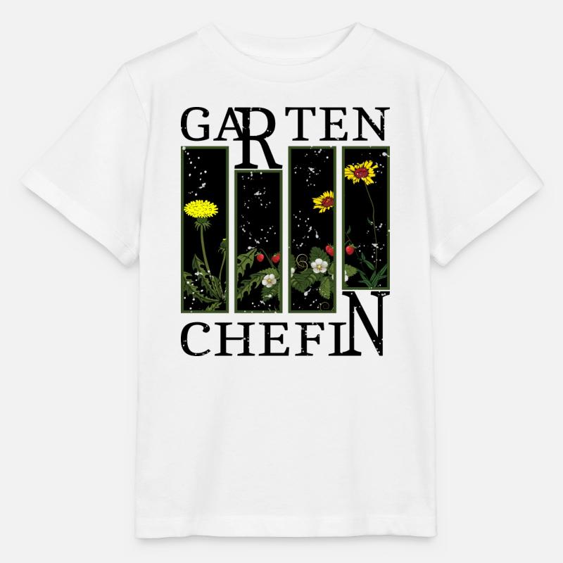 Garten Chefin - Stanley/Stella Kinder T-Shirt MINI CREATOR  - Weiß
