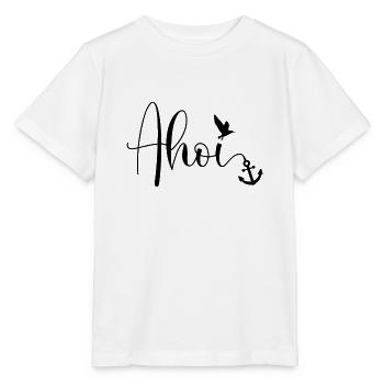 Ancre de mouette nord de la côte d’Ahoi - T-shirt bio MINI CREATOR Stanley/Stella Enfant - blanc - Devant - Maike (125cm)