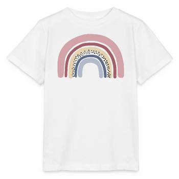 Rainbow pastel - Stanley/Stella MINI CREATOR Kids’ T-Shirt - white - Front - Maike (125cm)