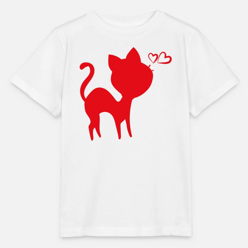 cat - T-shirt bio MINI CREATOR Stanley/Stella Enfant - blanc