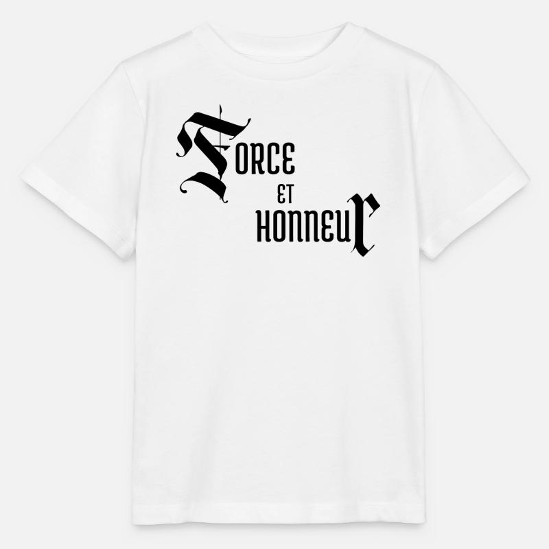 Force et Honneur - T-shirt bio MINI CREATOR Stanley/Stella Enfant - blanc
