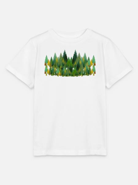 trees and trees and trees - Stanley/Stella Kinder T-Shirt MINI CREATOR  - Weiß