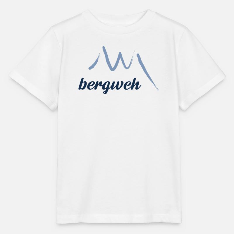 bergweh Logo Blau - Berg & W - Stanley/Stella Kinder T-Shirt MINI CREATOR  - Weiß