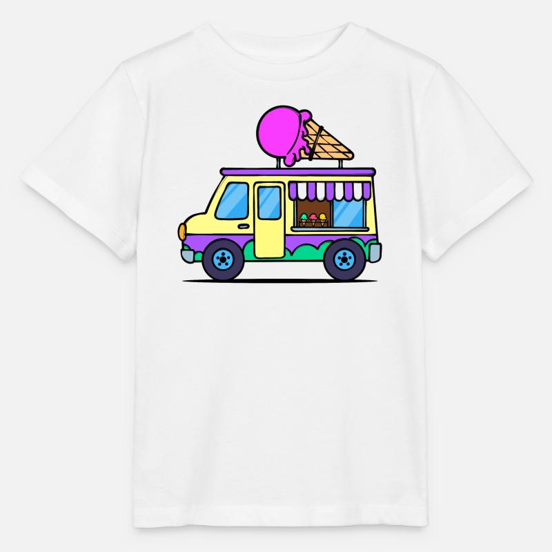 Kids Eiscreme - Stanley/Stella Kinder T-Shirt MINI CREATOR  - Weiß