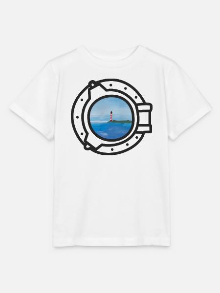 Meer Leuchtturm Nordsee Ostsee Bullauge see Reise - Stanley/Stella Kinder T-Shirt MINI CREATOR - Weiß