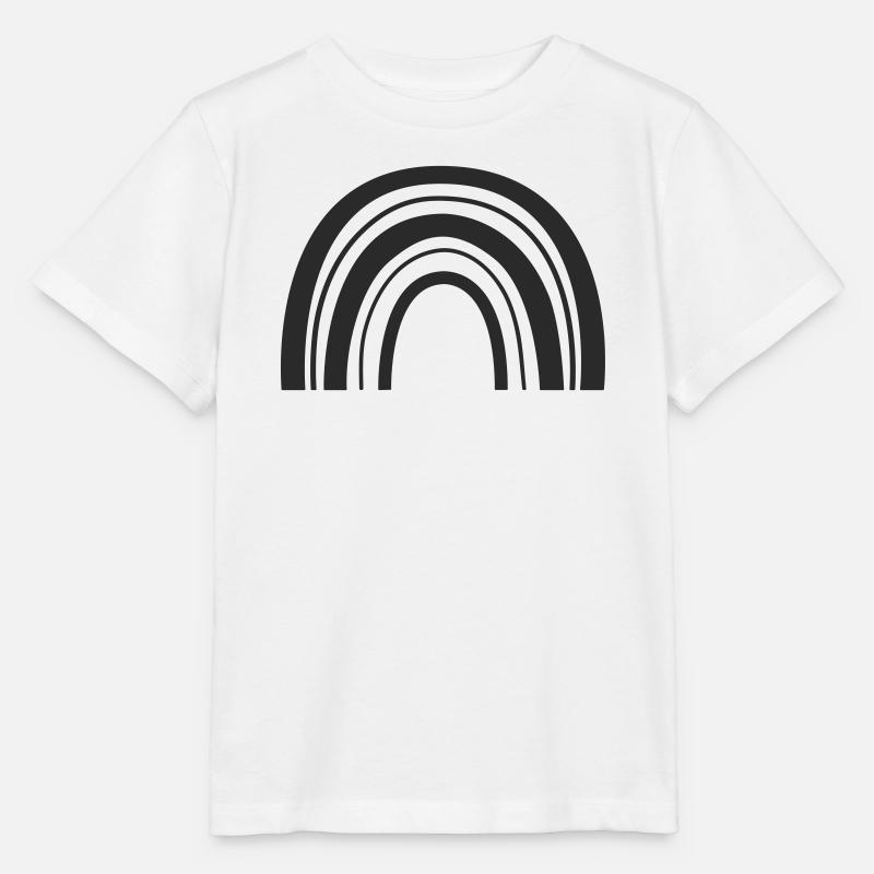 Regenbogen - Stanley/Stella Kinder T-Shirt MINI CREATOR  - Weiß