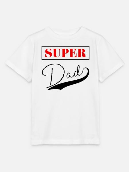 Super Vater - Stanley/Stella Kinder T-Shirt MINI CREATOR - Weiß