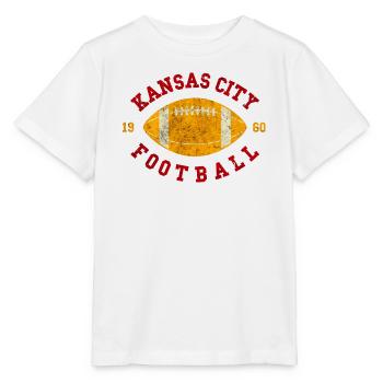 Kansas City Football Vintage - T-shirt bio MINI CREATOR Stanley/Stella Enfant - blanc - Devant - Maike (125cm)