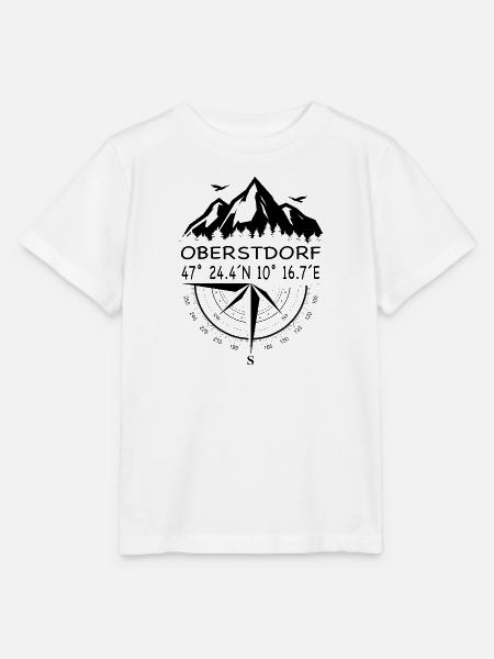 Oberstdorf - Stanley/Stella Kinder T-Shirt MINI CREATOR  - Weiß