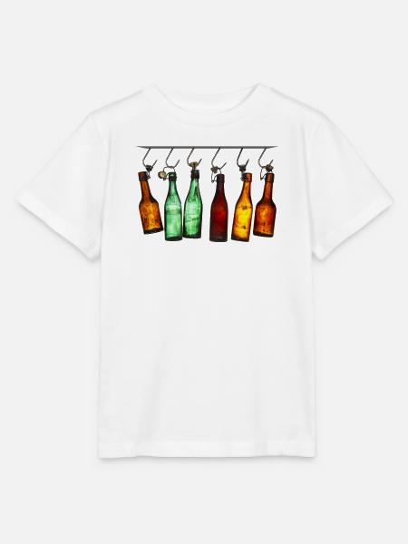 Hängende bunte Flaschen - Stanley/Stella Kinder T-Shirt MINI CREATOR - Weiß