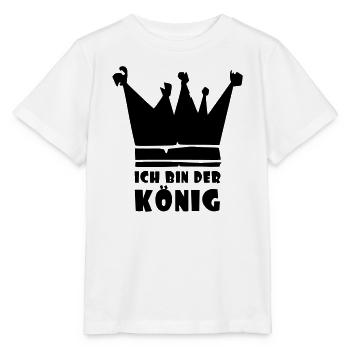 ich bin der König - Stanley/Stella Kinder T-Shirt MINI CREATOR  - Weiß - Vorne - Maike (125cm)