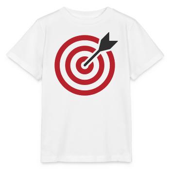 Bullseye Arrow Target - Stanley/Stella MINI CREATOR Kids’ T-Shirt - white - Front - Maike (125cm)