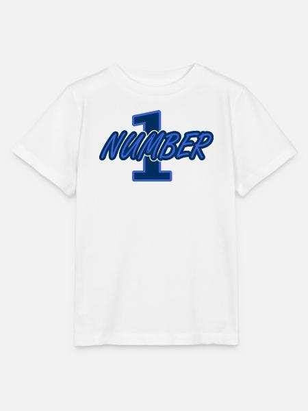 NUMMER 1 - Stanley/Stella Kinder T-Shirt MINI CREATOR  - Weiß