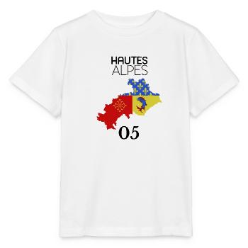 Hautes-alpes - T-shirt bio MINI CREATOR Stanley/Stella Enfant - blanc - Devant - Maike (125cm)
