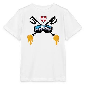 Savoie Ski et fondue savoyarde Cadeau Haute Savoie - T-shirt bio MINI CREATOR Stanley/Stella Enfant - blanc - Devant - Maike (125cm)