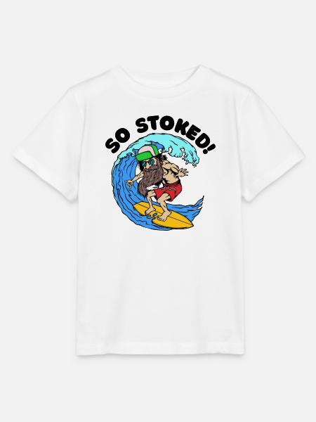 Bart Bartträger Bartfrisur Statement Barthaare - Stanley/Stella Kinder T-Shirt MINI CREATOR  - Weiß