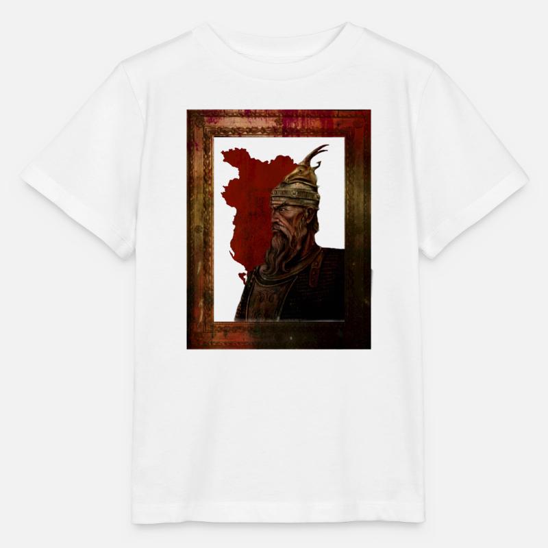 Gjergj Kastrioti - T-shirt bio MINI CREATOR Stanley/Stella Enfant - blanc