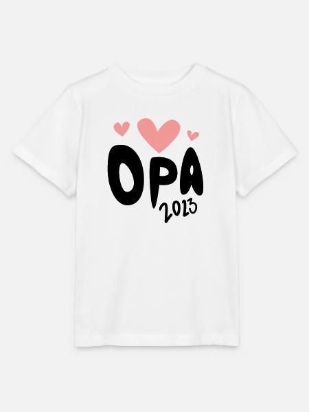 Opa 2023 - Opa werden - Bald Opa - Stanley/Stella Kinder T-Shirt MINI CREATOR  - Weiß