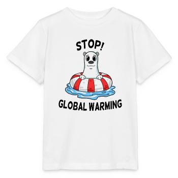 Climate Change Climate Protection - Stanley/Stella MINI CREATOR Kids’ T-Shirt - white - Front - Maike (125cm)