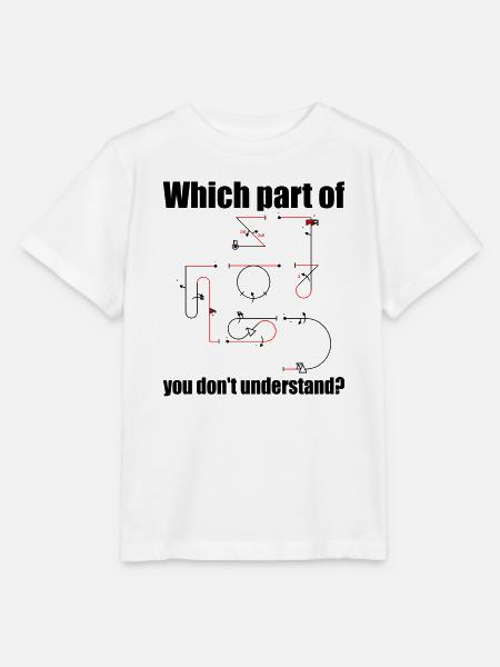 Aresti Symbol Kunstflugpilot Flugfiguren - Stanley/Stella Kinder T-Shirt MINI CREATOR - Weiß