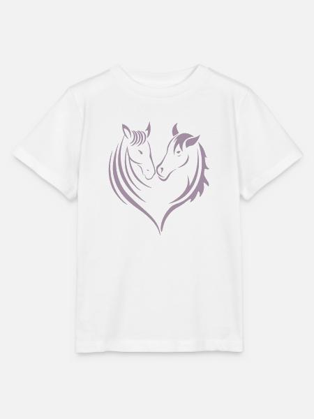 Pferde Herz Pferdeliebhaber - Stanley/Stella Kinder T-Shirt MINI CREATOR - Weiß
