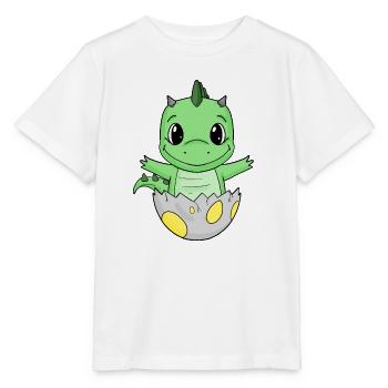 Naissance de bébé Oeuf Dino Naissance - T-shirt bio MINI CREATOR Stanley/Stella Enfant - blanc - Devant - Maike (125cm)