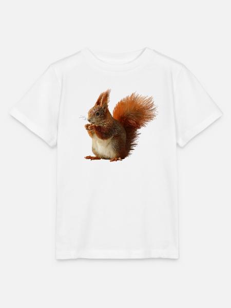 Eichhörnchen - Stanley/Stella Kinder T-Shirt MINI CREATOR - Weiß