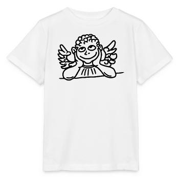 Für alle Engel auf Erden, verträumt und entzückend - Stanley/Stella Kinder T-Shirt MINI CREATOR  - Weiß - Vorne - Maike (125cm)