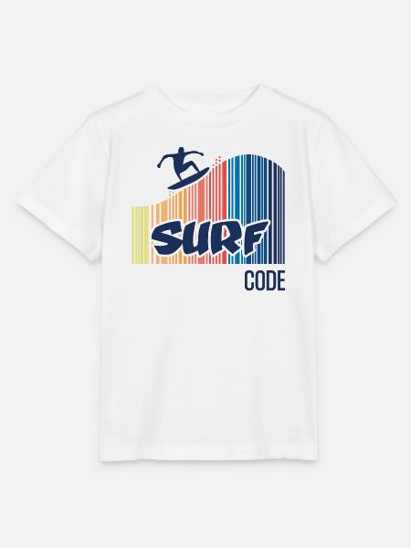 Surfcode - Stanley/Stella Kinder T-Shirt MINI CREATOR - Weiß