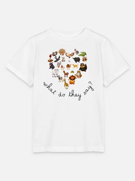 Cartoon Kindertiere - Stanley/Stella Kinder T-Shirt MINI CREATOR  - Weiß