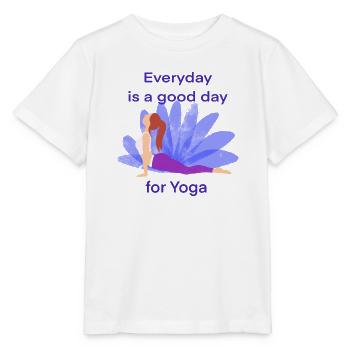 Yoga - Stanley/Stella MINI CREATOR Kids’ T-Shirt - white - Front - Maike (125cm)