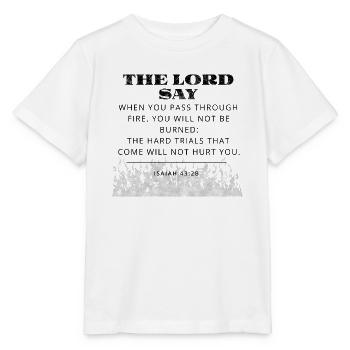 Bible Verse - Stanley/Stella MINI CREATOR Kids’ T-Shirt - white - Front - Maike (125cm)