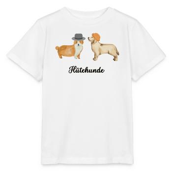 Hütehunde, Hunde mit Hüten - Stanley/Stella Kinder T-Shirt MINI CREATOR  - Weiß - Vorne - Maike (125cm)