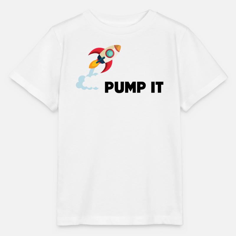 Pump it - T-shirt bio MINI CREATOR Stanley/Stella Enfant - blanc