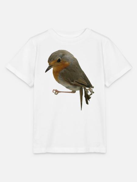 Rotkehlchen - Stanley/Stella Kinder T-Shirt MINI CREATOR - Weiß
