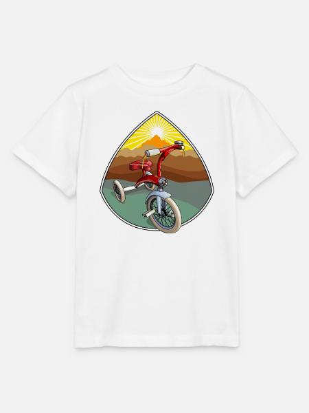 Dreirad fühlt sich gut an - Stanley/Stella Kinder T-Shirt MINI CREATOR  - Weiß