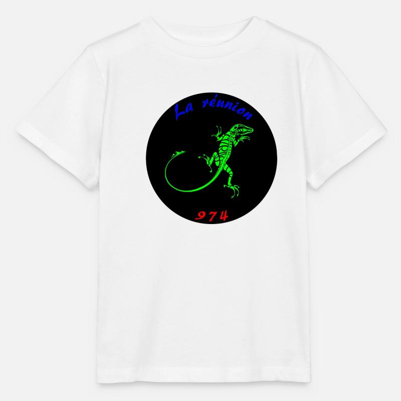 la réunion - T-shirt bio MINI CREATOR Stanley/Stella Enfant - blanc