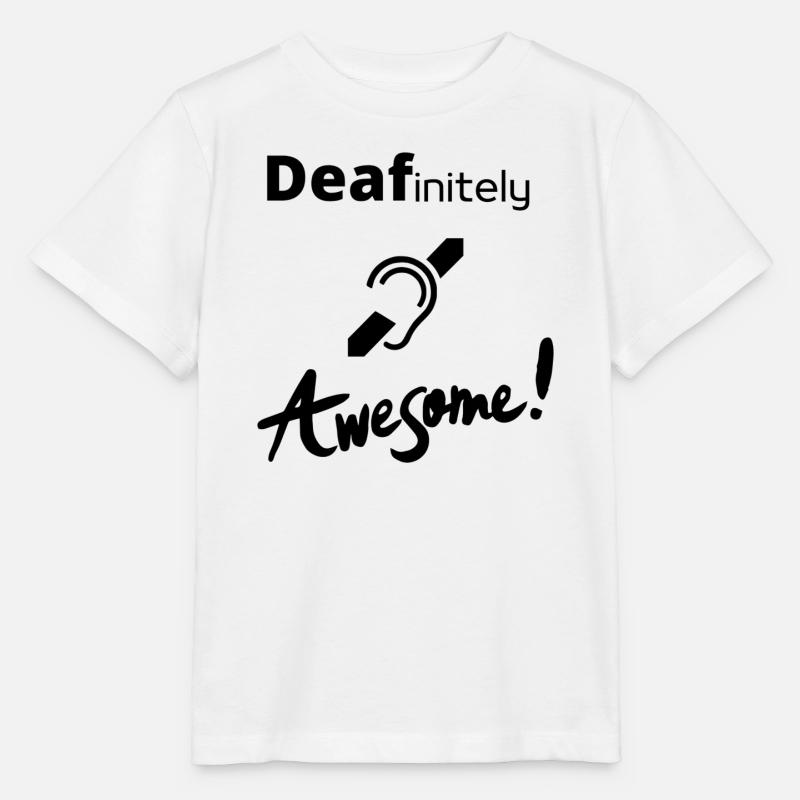 Tee shirt sourd - T-shirt bio MINI CREATOR Stanley/Stella Enfant - blanc