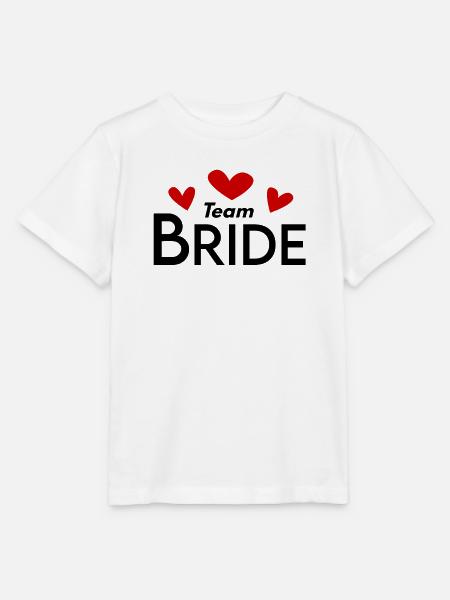 Team Braut Hochzeitsfeier - Stanley/Stella Kinder T-Shirt MINI CREATOR - Weiß