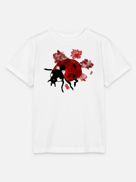 Marienkäfer - Stanley/Stella Kinder T-Shirt MINI CREATOR - Weiß