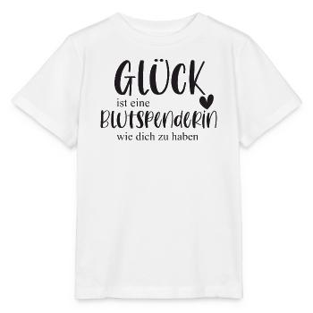 Blutspenderin Blutspende Ehrenamt Heldin Geschenk - Stanley/Stella Kinder T-Shirt MINI CREATOR  - Weiß - Vorne - Maike (125cm)